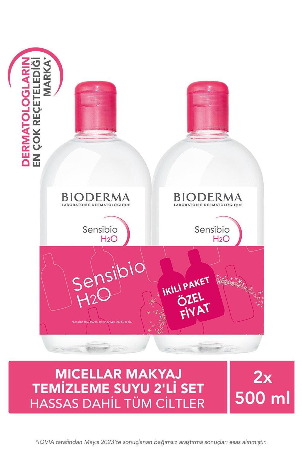 Bioderma Sensibio H2O micellar water, 2 x 500 ml