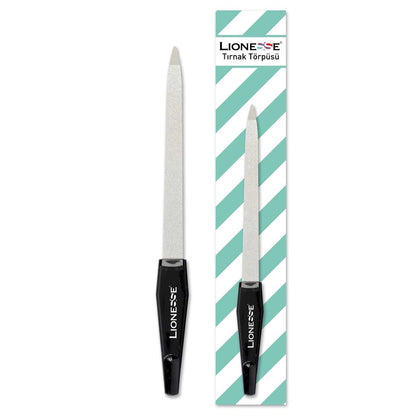 Lionesse Nail File TT-117 for Smooth Dual-Sided Shaping by Beauty Care Bag