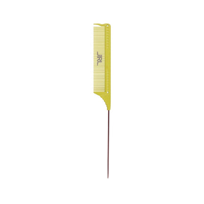 JRL Professional J102 Fine-Toothed Pin Tail Comb in Yellow by Beauty Care Bag