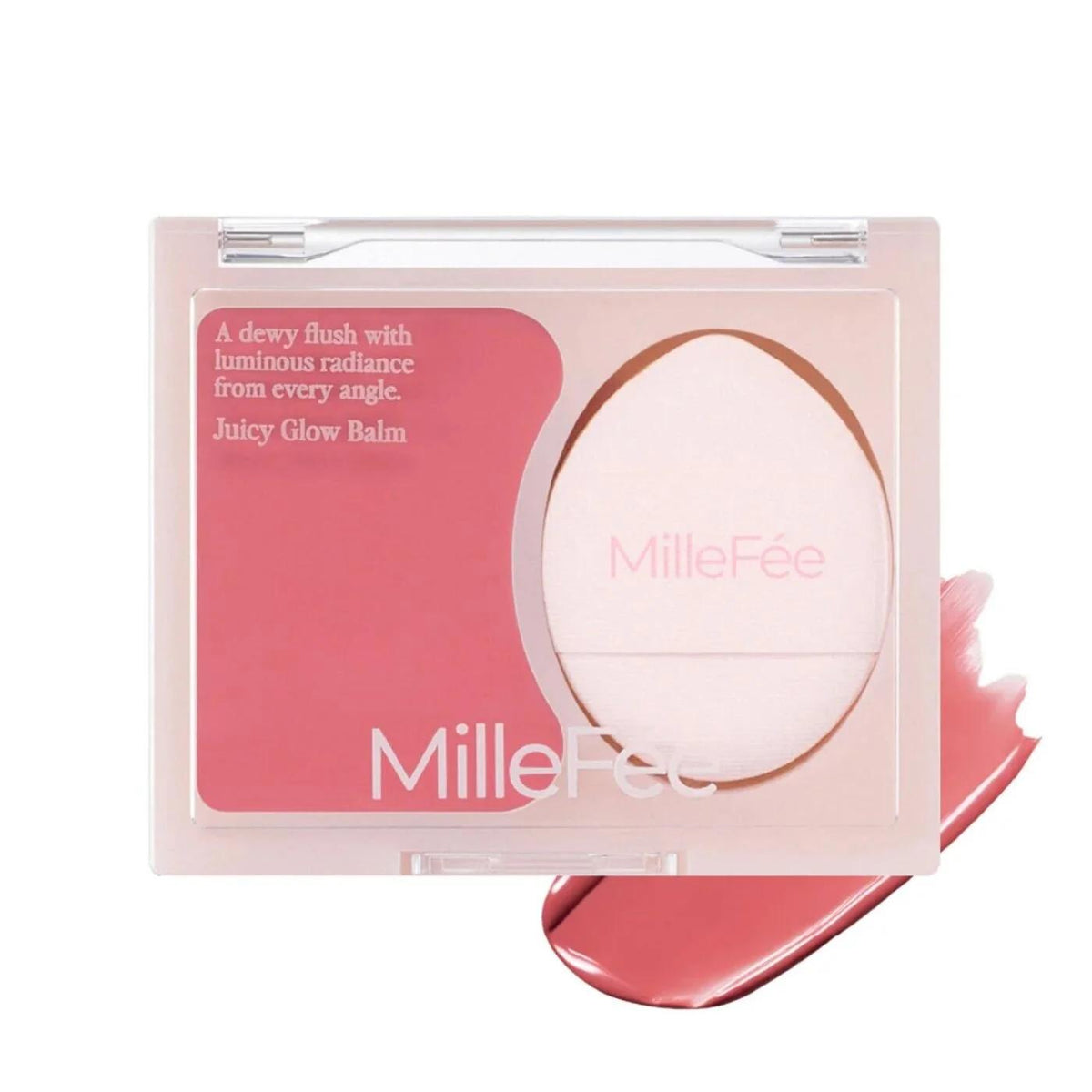 Millefee Juicy Glow Balm Blush 02 Cherry Glaze 1 Count by Beauty Care Bag
