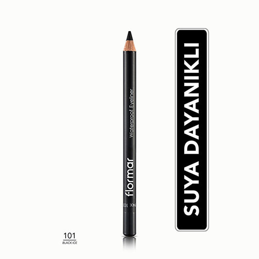 Flormar Mat Eyeliner - Waterproof & Intense Pigment, Long-Lasting Eye Makeup for Precise Look by Beauty Care Bag