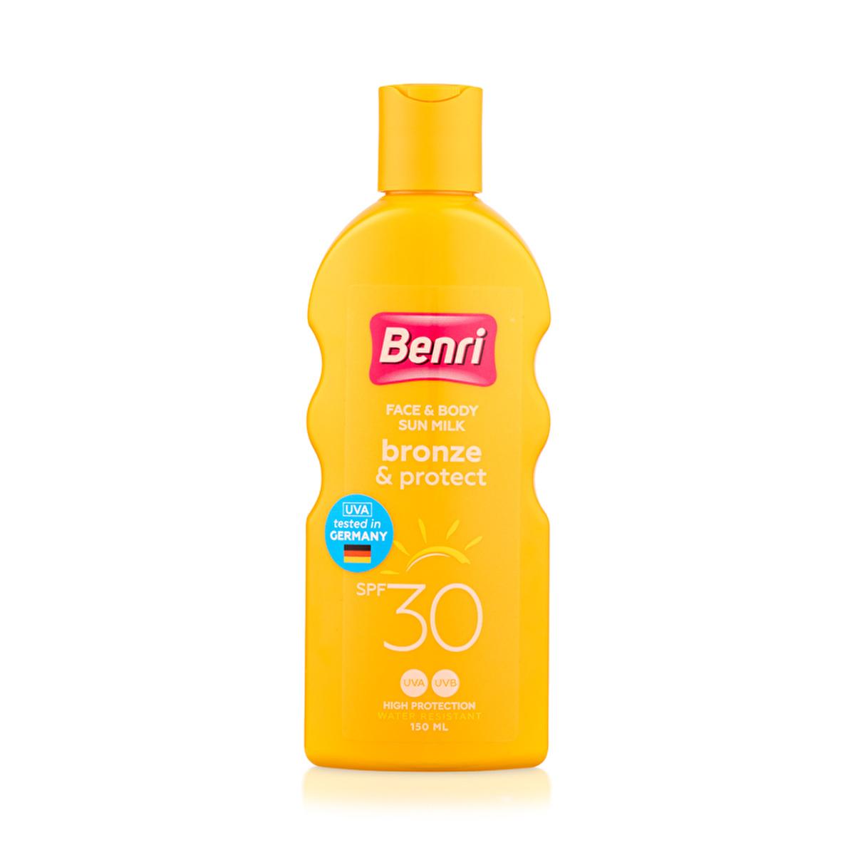Benri Bronzluk sunscreen lotion SPF 30