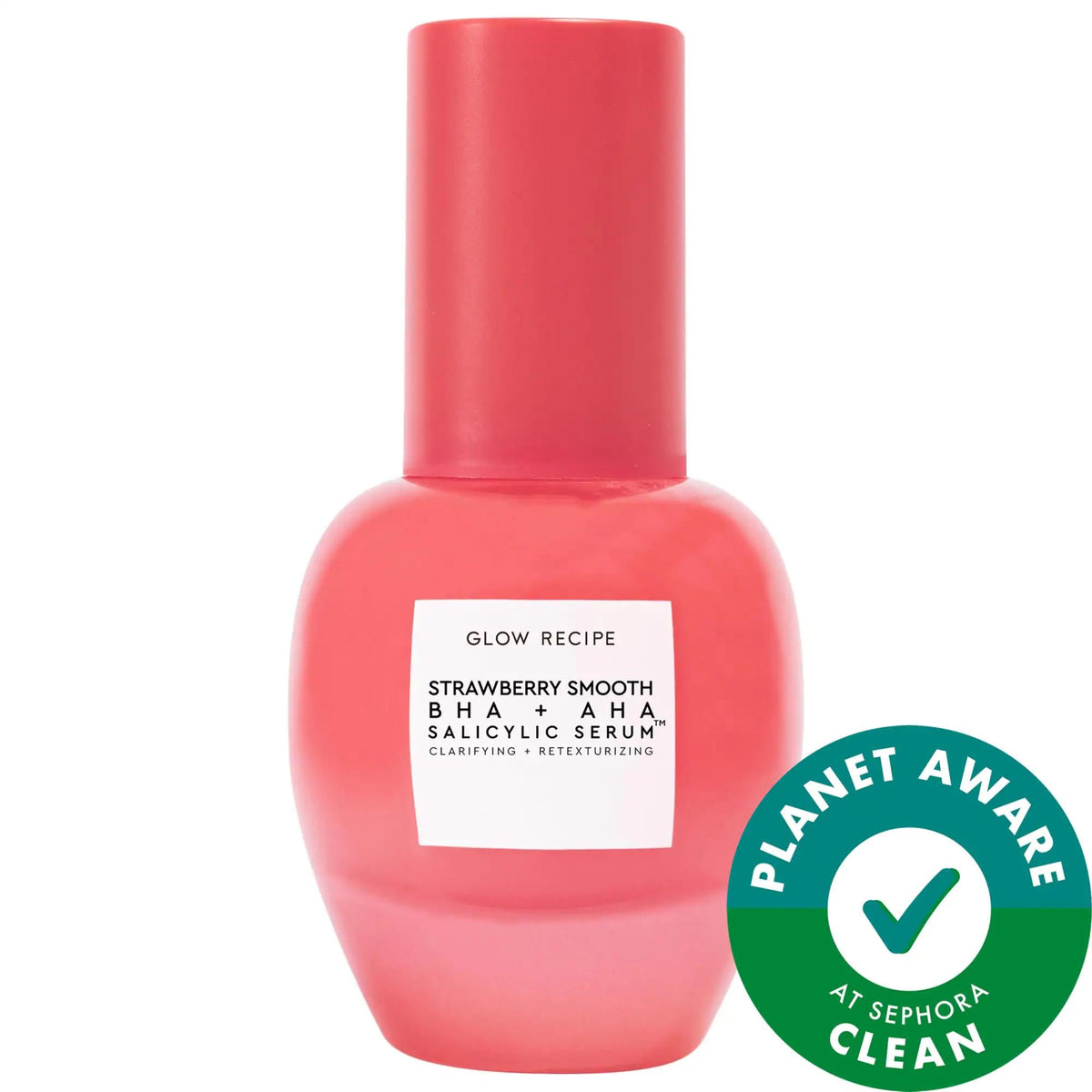 Strawberry Smooth BHA & AHA Salicylic Acid Serum - Pore Minimizing, Acne & Blemish Treatment, Vegan & Cruelty-Free Exfoliating Serum by Beauty Care Bag