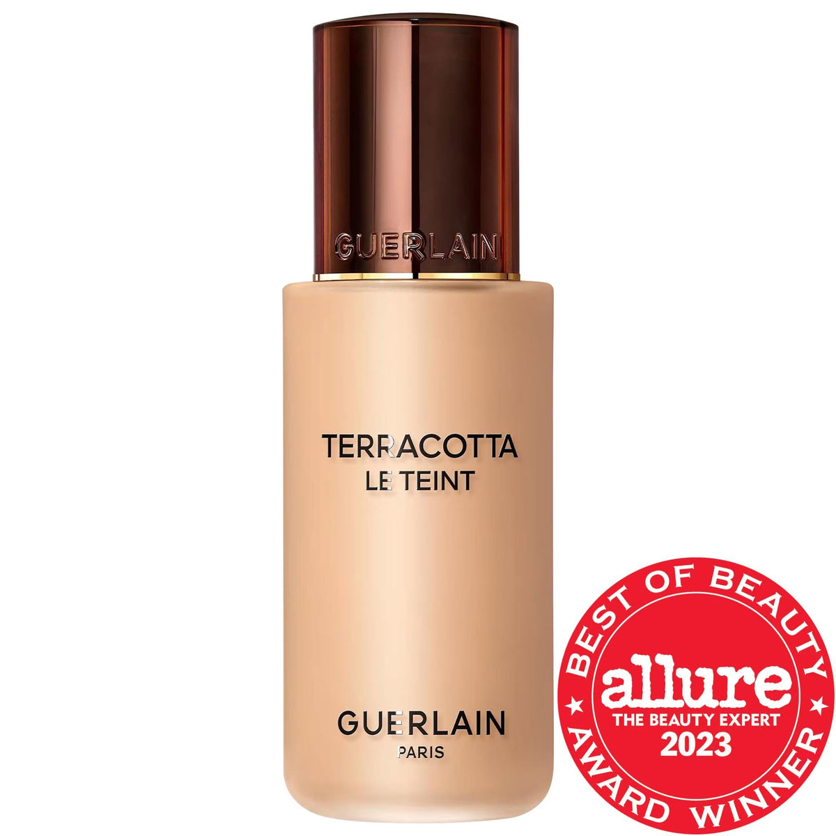 Guerlain Terracotta: Luminous Matte Foundation - 24H Wear, Medium Coverage, Healthy Glow - Argan Oil & Gemtone - Cruelty-Free by Beauty Care Bag