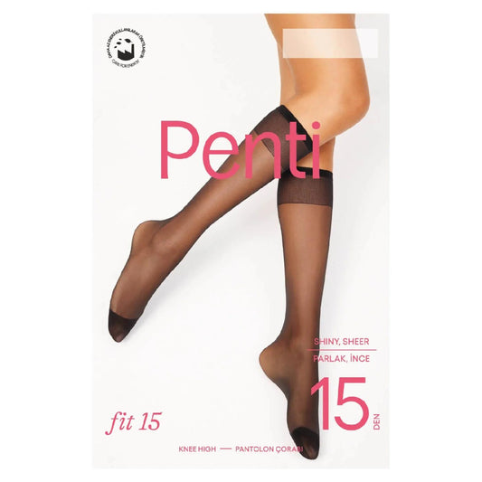Penti Fit 15 Trouser Socks Sheer Matte 1 Pair by Beauty Care Bag