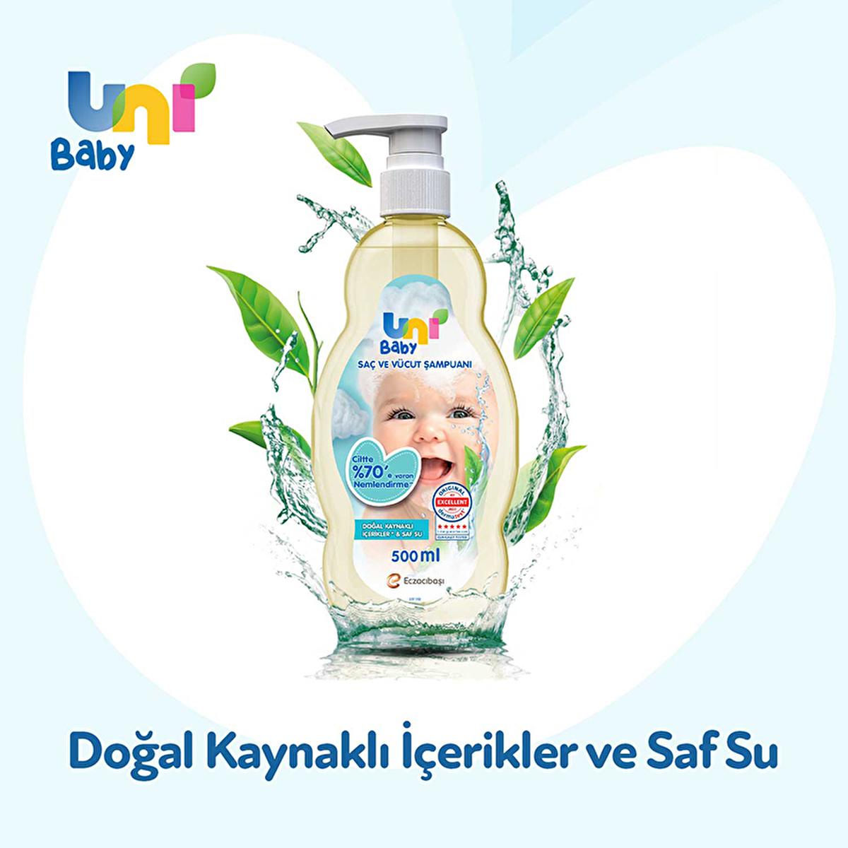 Uni Baby hair and body shampoo, 500ml