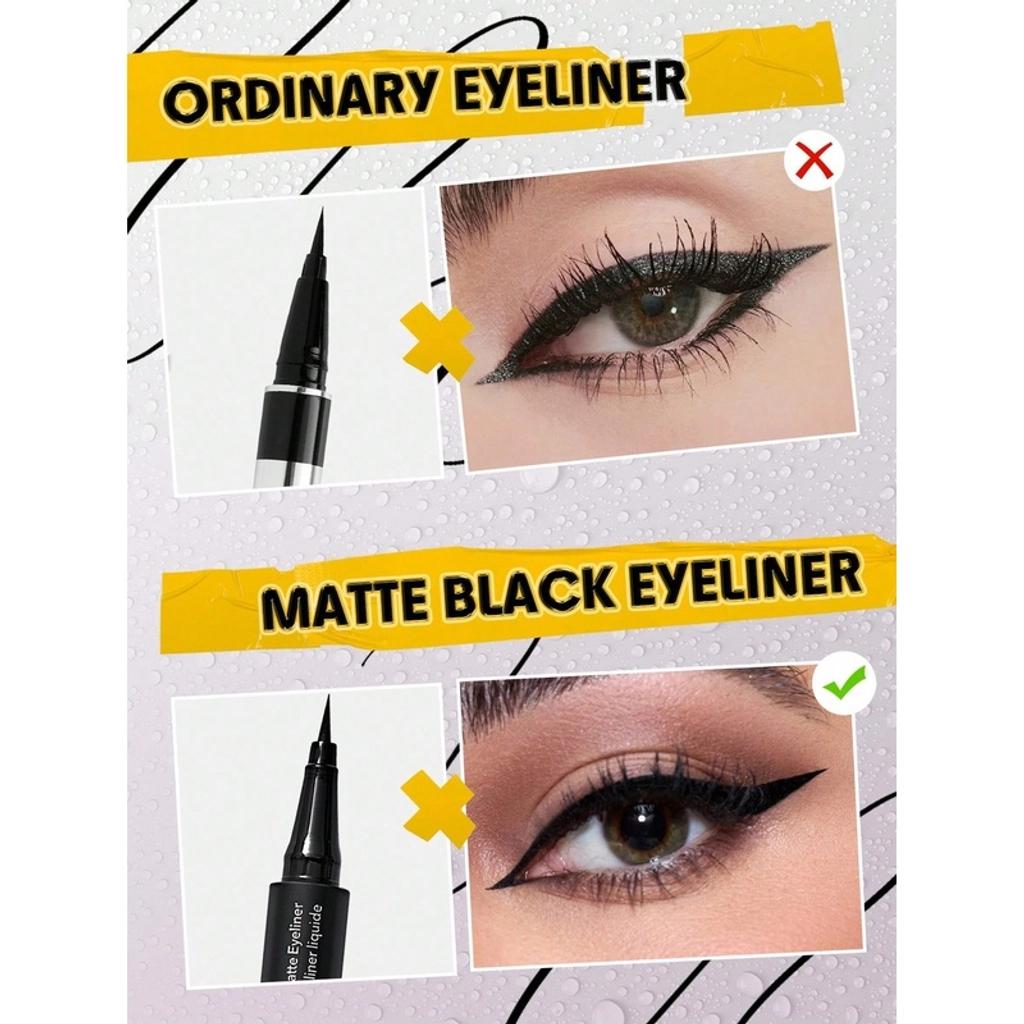 Sheglam Oh So Rich Matte Eyeliner Black for Precise Definition by Beauty Care Bag