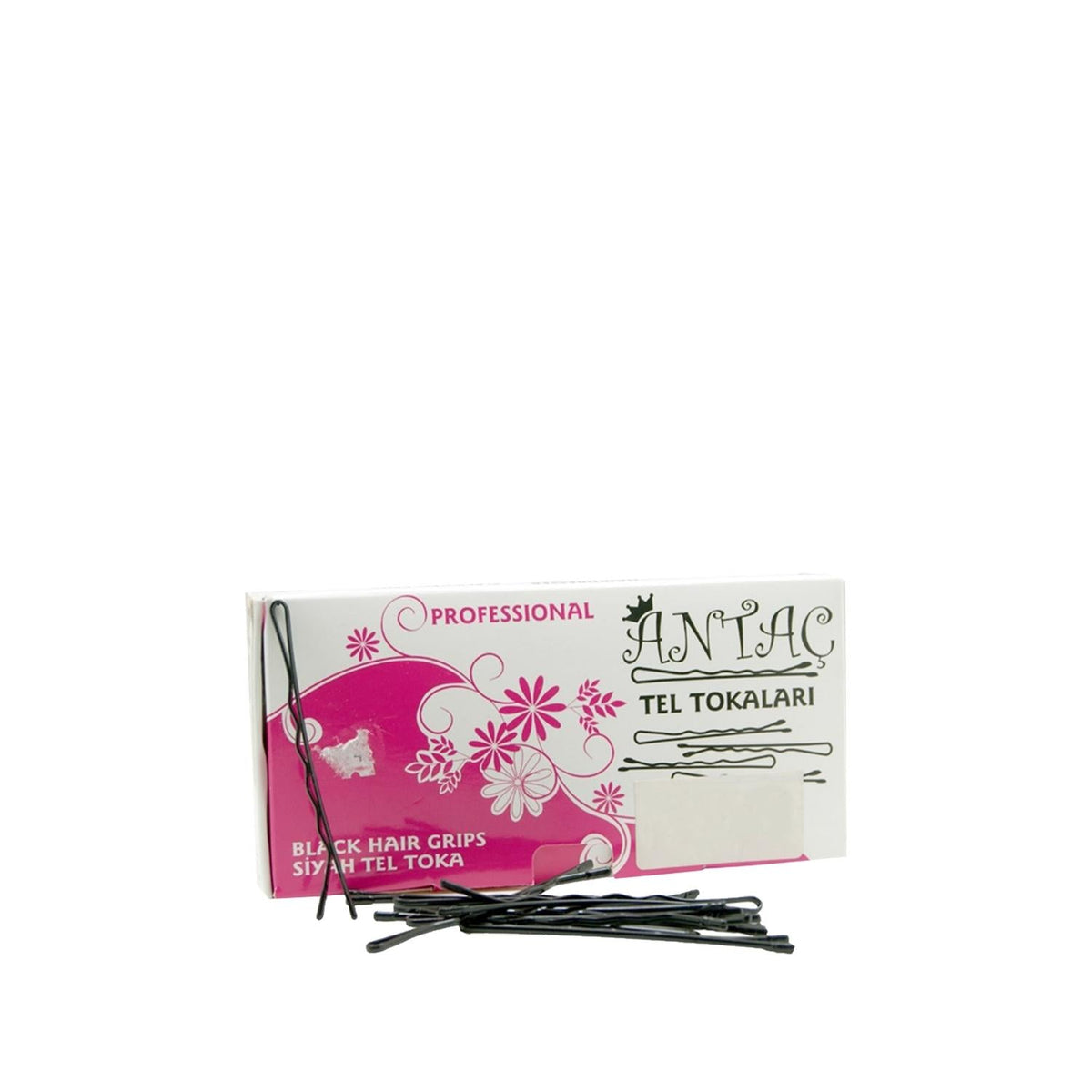 Antaç Black Wire Hair Clip No:5 - Simple Hair Styling Accessory for Various Hairstyles by Beauty Care Bag
