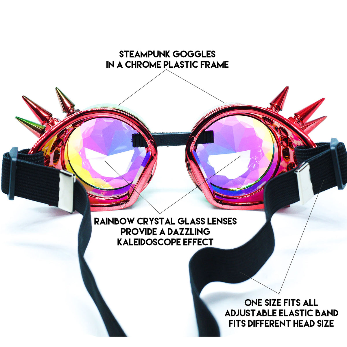 Steampunk Goggles and Kaleidoscope Glasses by SoJourner
