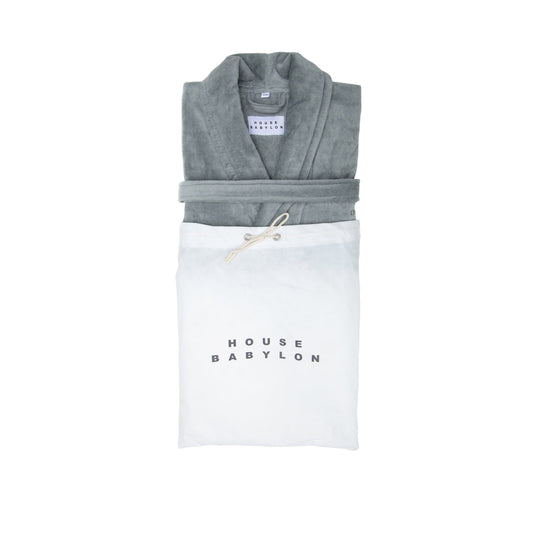 BATHROBE | Grey - S/M by Cerulean Mango