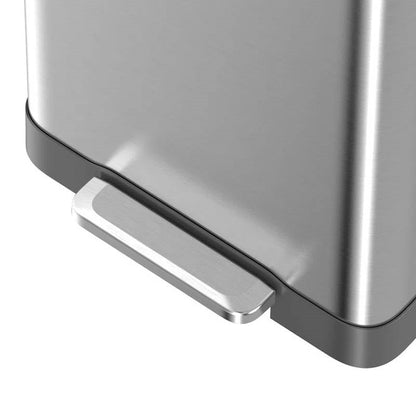 20-gallon stainless steel kitchen trash can with step-on lid by HomePacific, view 4