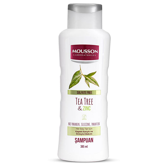 Mousson Anti-Dandruff Shampoo: Zinc & Tea Tree Oil, Sulfate-Free, Vegan Hair Care, Scalp Treatment & Hair Loss Prevention by Beauty Care Bag