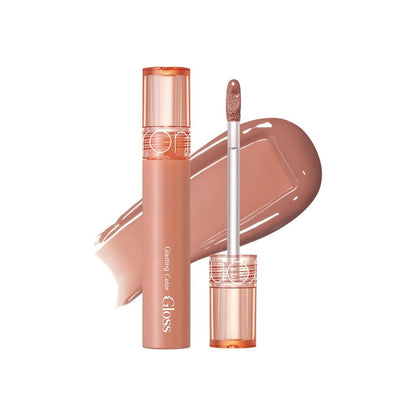 rom&nd Glasting Color Gloss 02 Nutty Vague High-Shine Lip Gloss by Beauty Care Bag