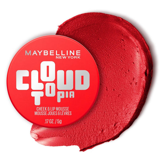 Maybelline New York Cloudtopia Foam Dokulu Matte Blush 03 Divine Crimson by Beauty Care Bag