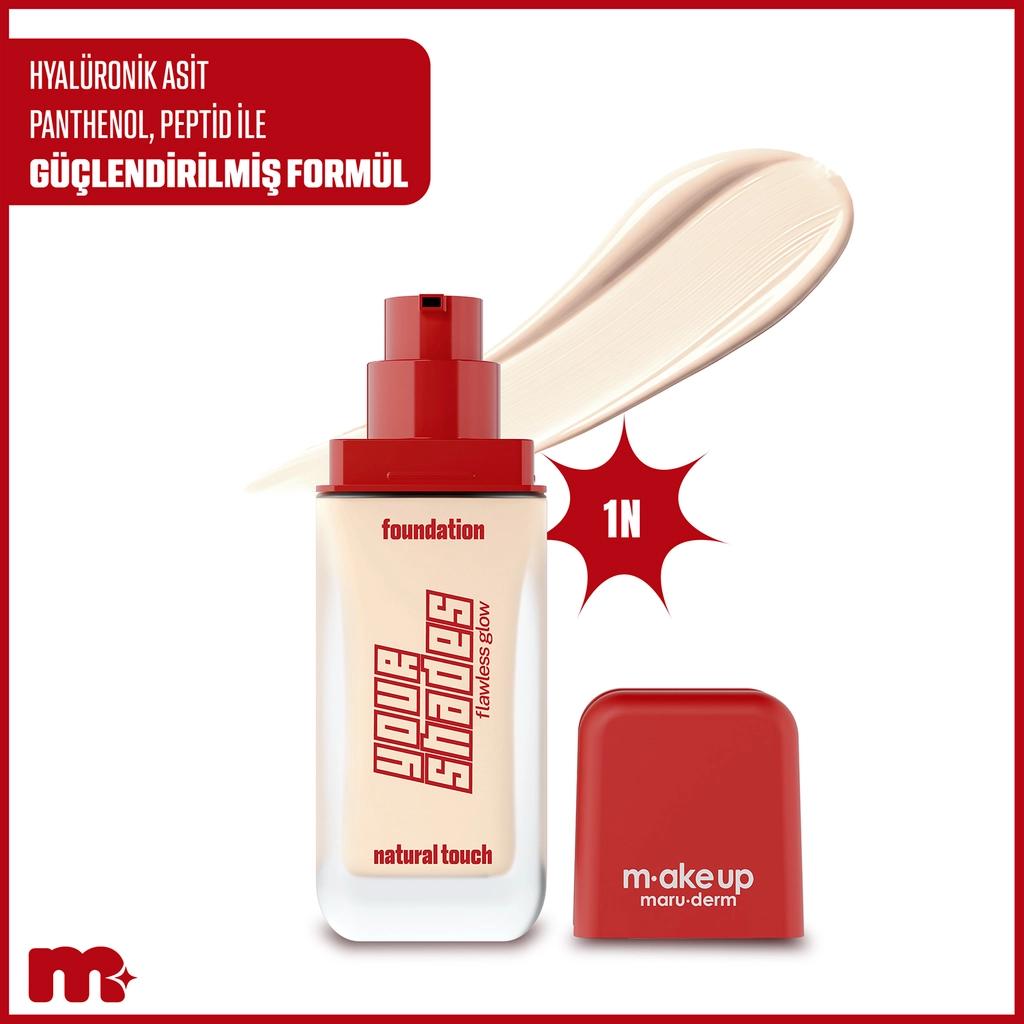 Maruderm Make Up Your Shades Foundation 1N for Fair Skin 30ml by Beauty Care Bag