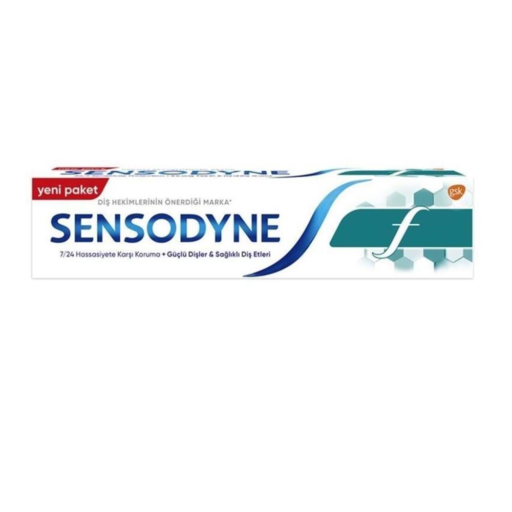 Sensodyne F Fluoride Toothpaste for Sensitive Teeth - 3.38 fl oz by Beauty Care Bag
