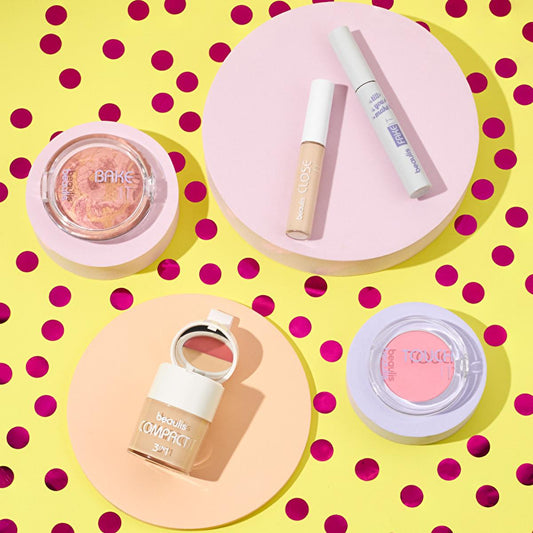 Beaulis Powder Blush 528 Playful - Natural-Looking, Silky Texture, Non-Comedogenic Makeup by Beauty Care Bag