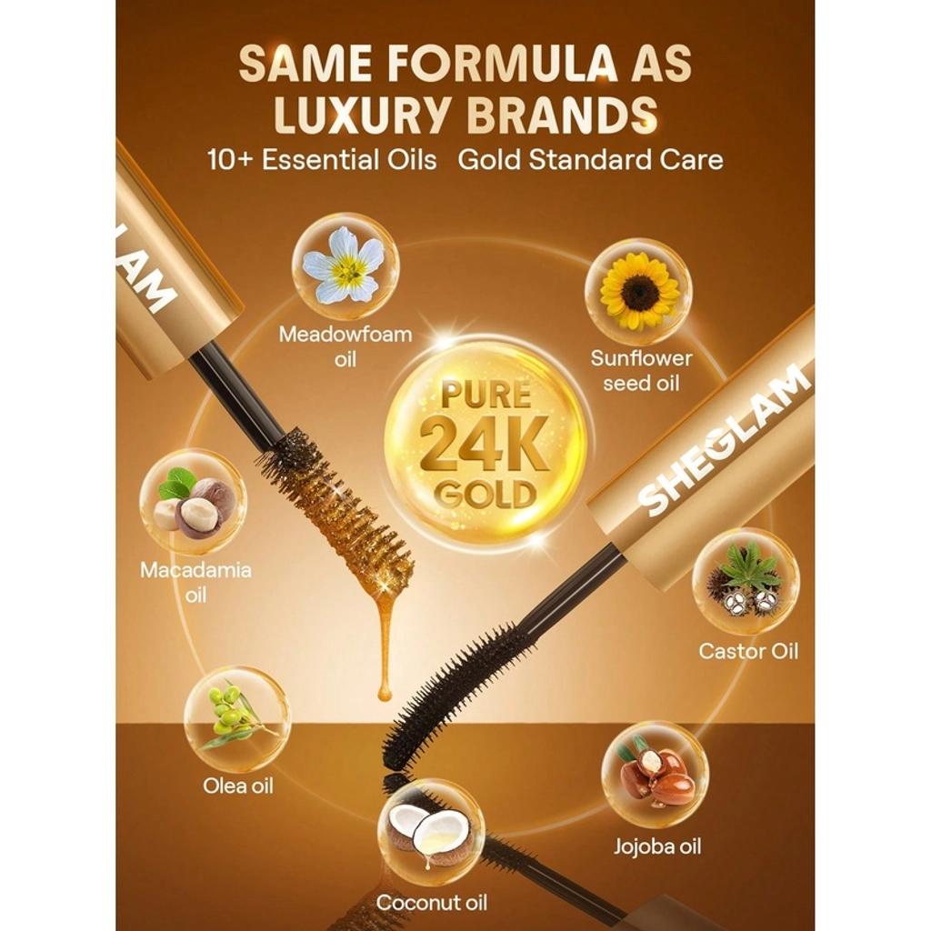 Sheglam All-In-One 24K Multi Effect Waterproof Mascara Black by Beauty Care Bag