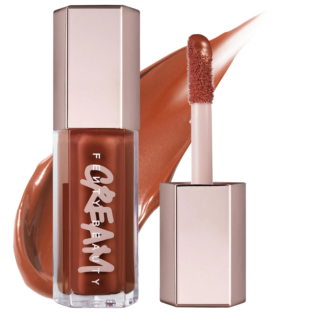 Fenty Beauty Gloss Bomb Cream: Creamy Color Drip Lip Cream - Shiny, Non-Sticky, Full Coverage, Peach Vanilla Lip Gloss & Vitamin A for Nourished Lips by Beauty Care Bag