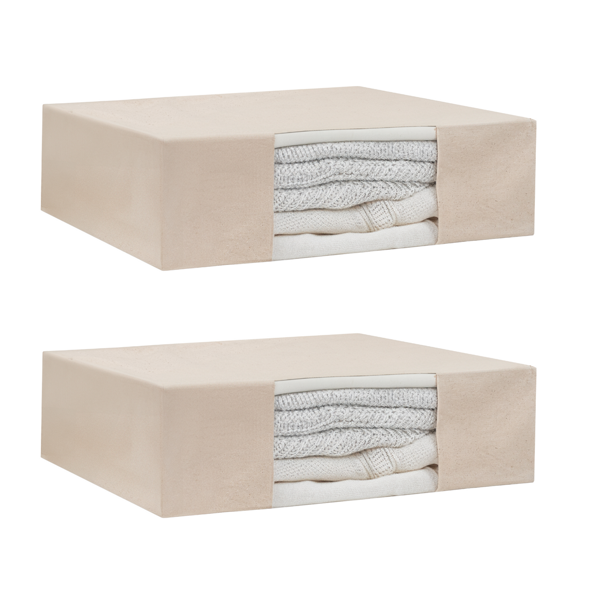 Cotton canvas cashmere storage bags – view 6