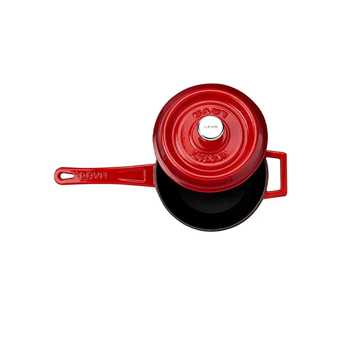 LAVA 18cm enamel cast iron sauce pan