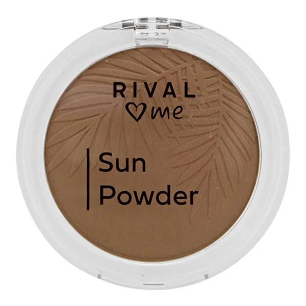 Rival Loves Me Matt Terra Makeup Powder - Natural Bronzed Complexion, Dermatologically Tested, Compact 11g by Beauty Care Bag
