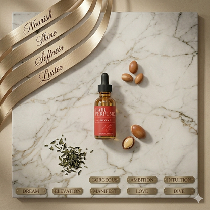 Hair Perfume Oil – Nourishing Fragrance Hair Oil | Argan, Jojoba & Jamaican Black Castor Oil | Soft, Smooth & Shiny Hair | Cologne Butter by CB