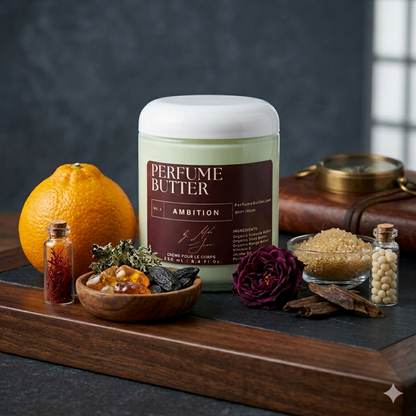 AMBITION – The Luxury Body Butter Perfume | Long-Lasting Fragrance Moisturizing Scent | Smooth Hydrating Skin Perfume | Premium Daily Wear | Perfume Butter by CB