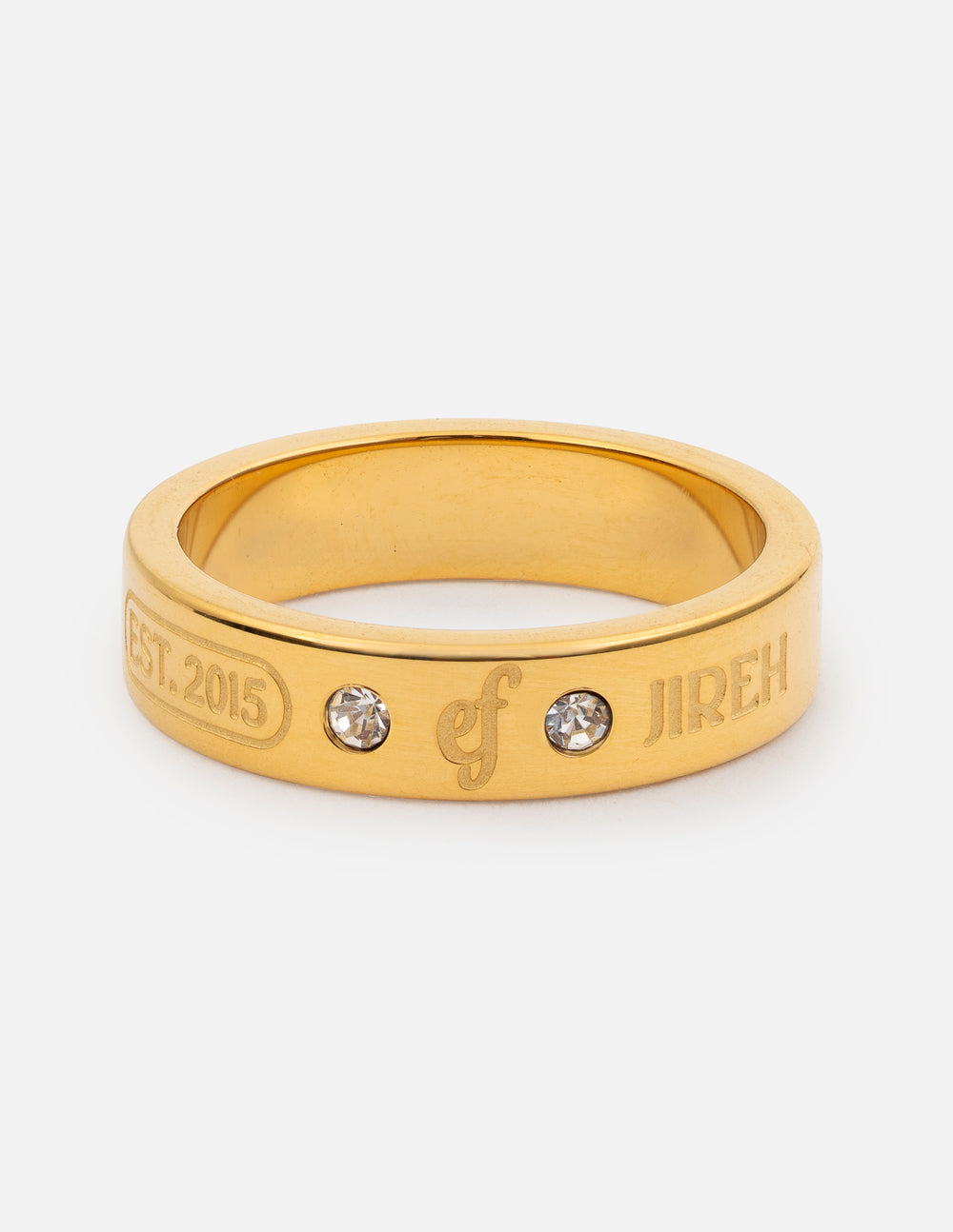 Gemstone Logo Ring by Elevated Faith
