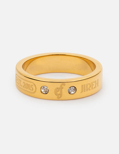 Gemstone Logo Ring by Elevated Faith