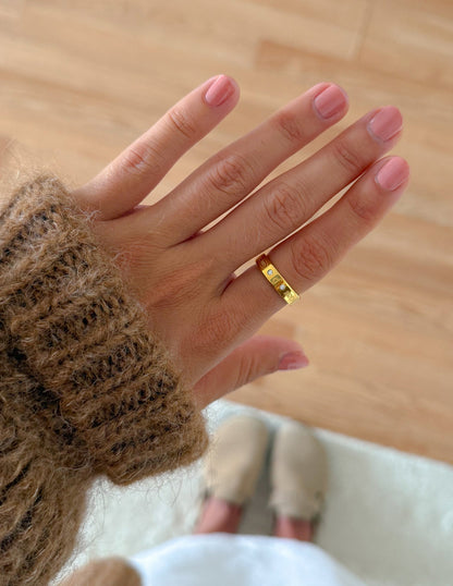 Gemstone Logo Ring by Elevated Faith