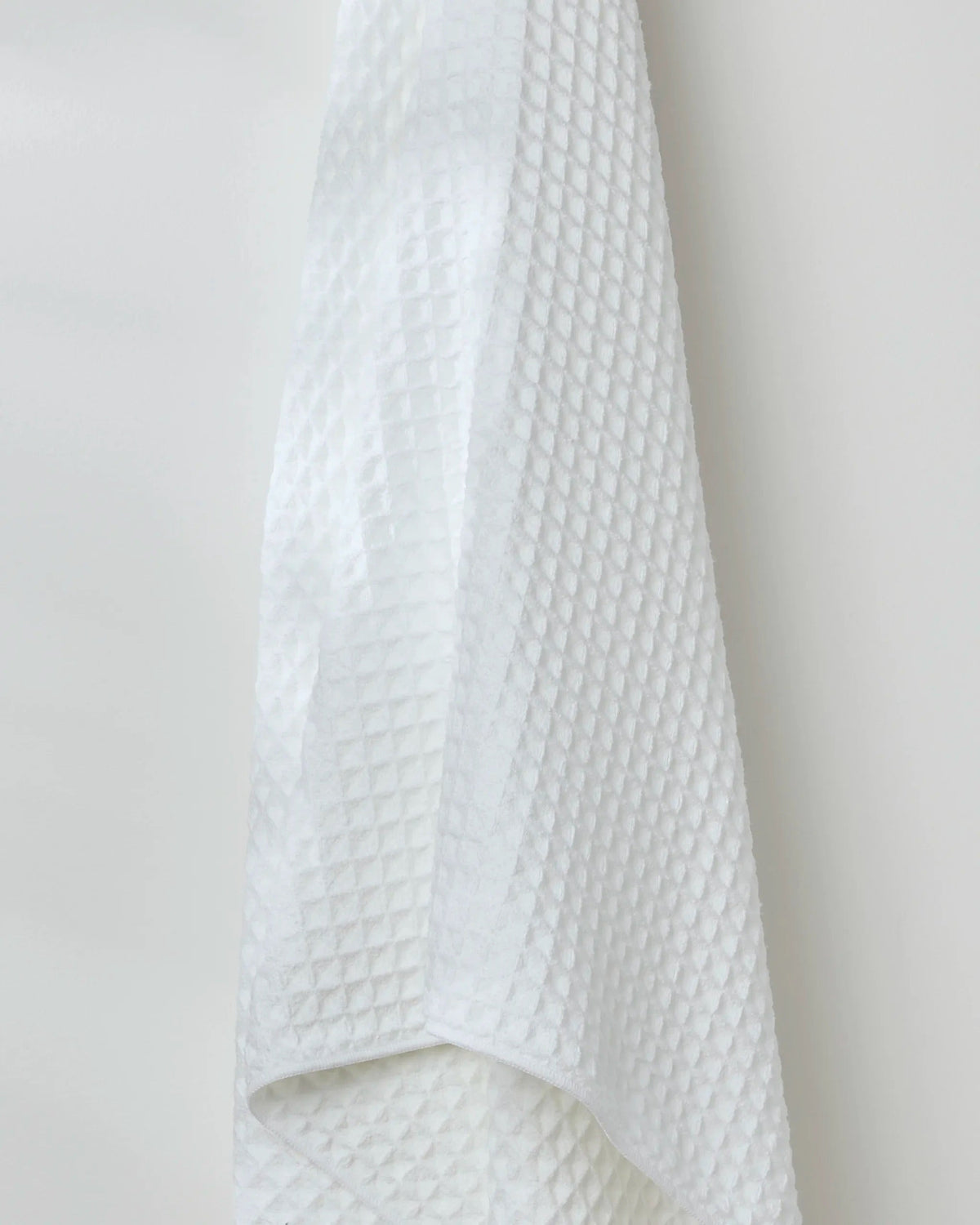 Cloud Waffle Geometry Bath Towel & Washcloth by Rust & Cinder