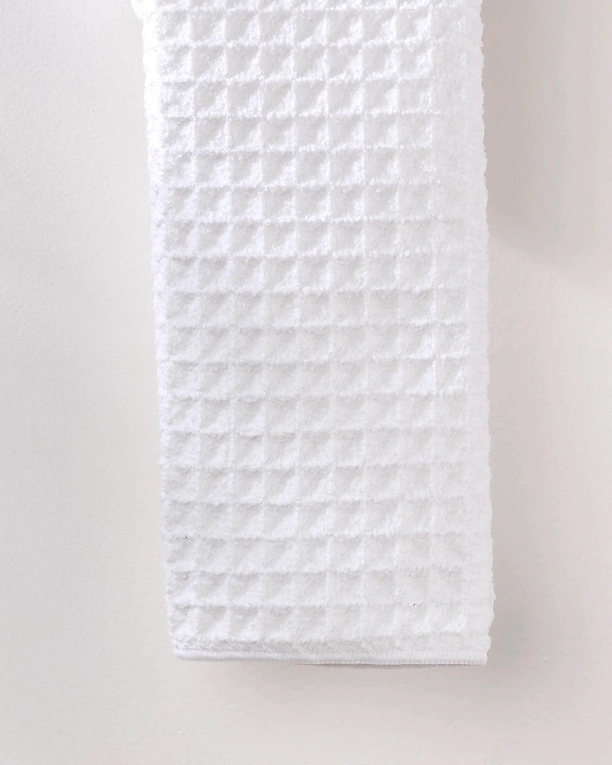 Cloud Waffle Geometry Bath Towel & Washcloth by Rust & Cinder