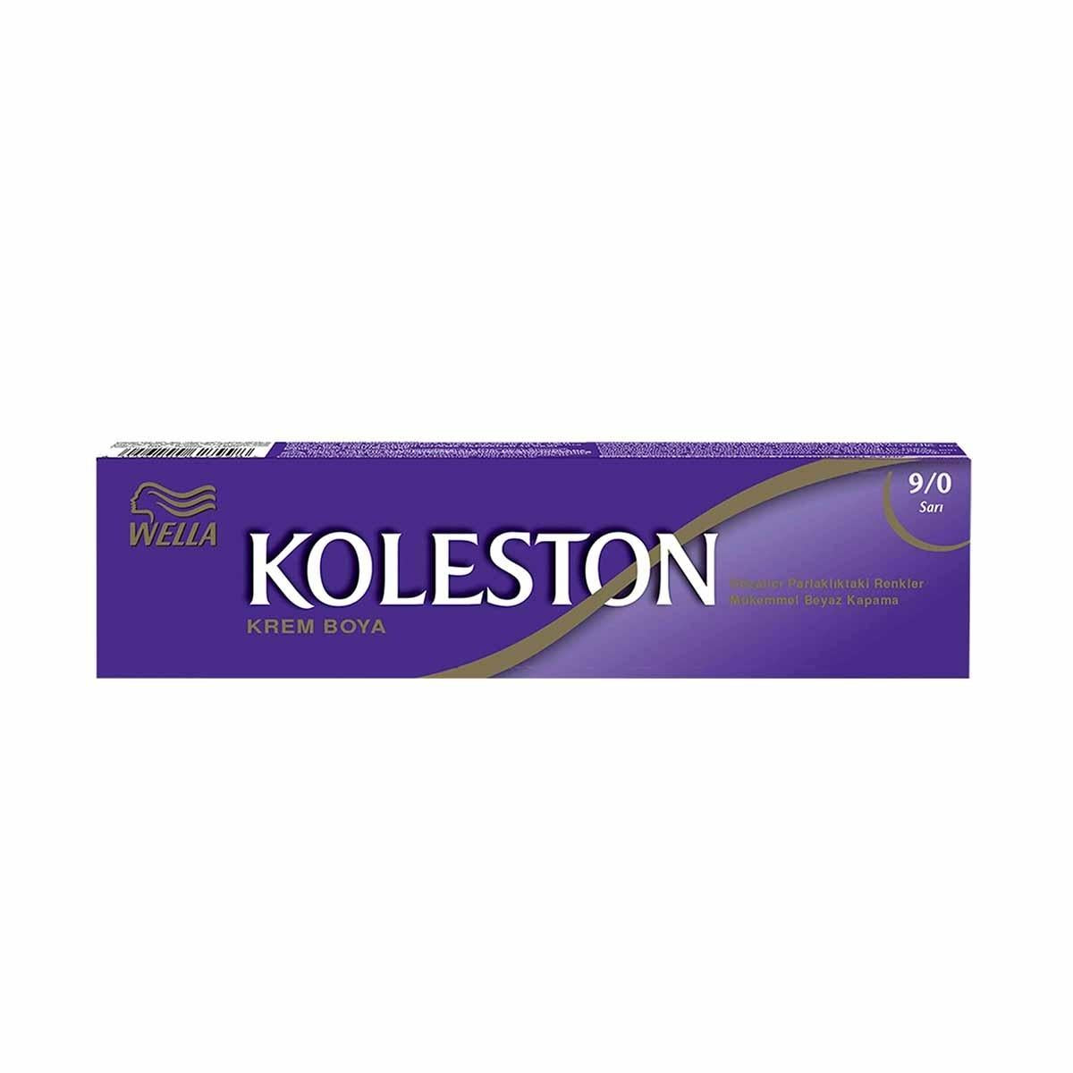 Wella Koleston Sarõ 9/0 Blonde Hair Dye: Perfect Gray Coverage, Easy At-Home Application, Brilliant Shine 50ml Tube by Beauty Care Bag