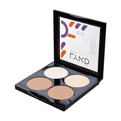 LYKD Contour Palette - Sculpt & Define: Professional Face Contouring Makeup for All Skin Tones - Highlight & Shadow by Beauty Care Bag