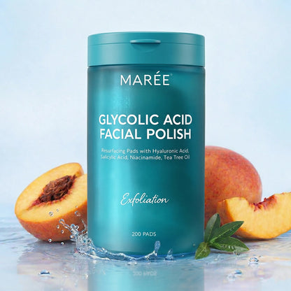 Glycolic acid exfoliating toner pads, 200 count
