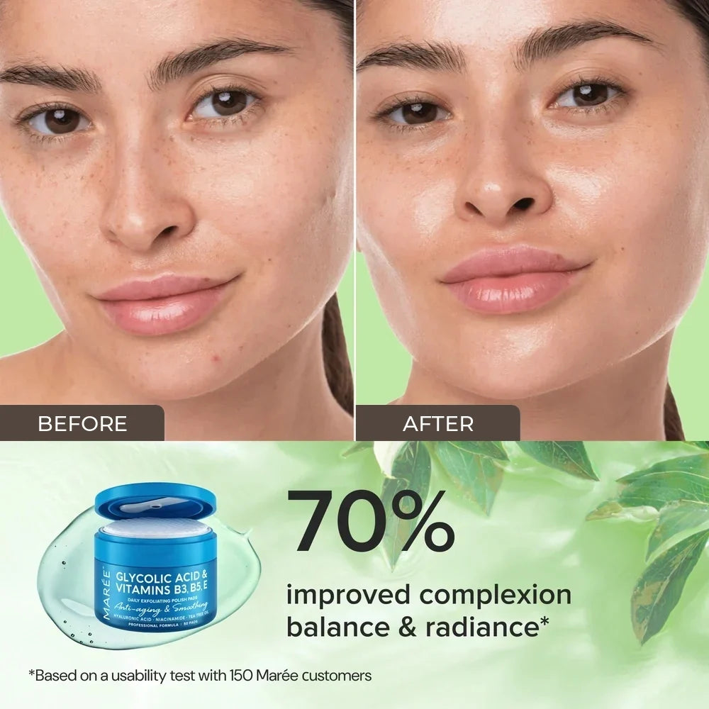Glycolic acid exfoliating pads – view 5