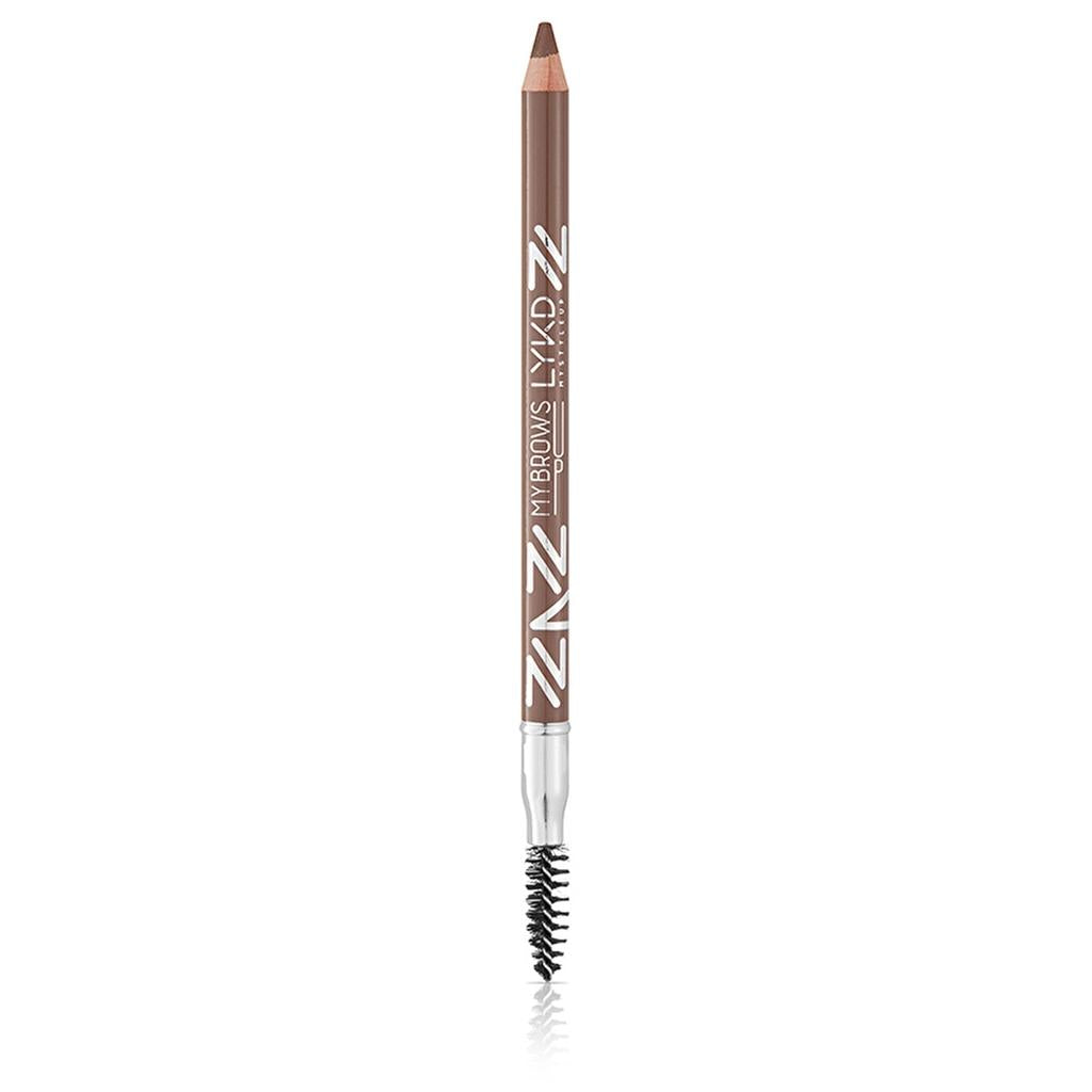 LYKD Powder Eyebrow Pencil in 170 Warm Brown for Natural Brows by Beauty Care Bag