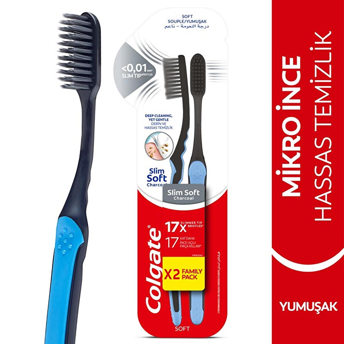 Colgate Ultra Soft Toothbrush for Sensitive Teeth: Fine Bristle, Deep Cleaning & Gum Care by Beauty Care Bag