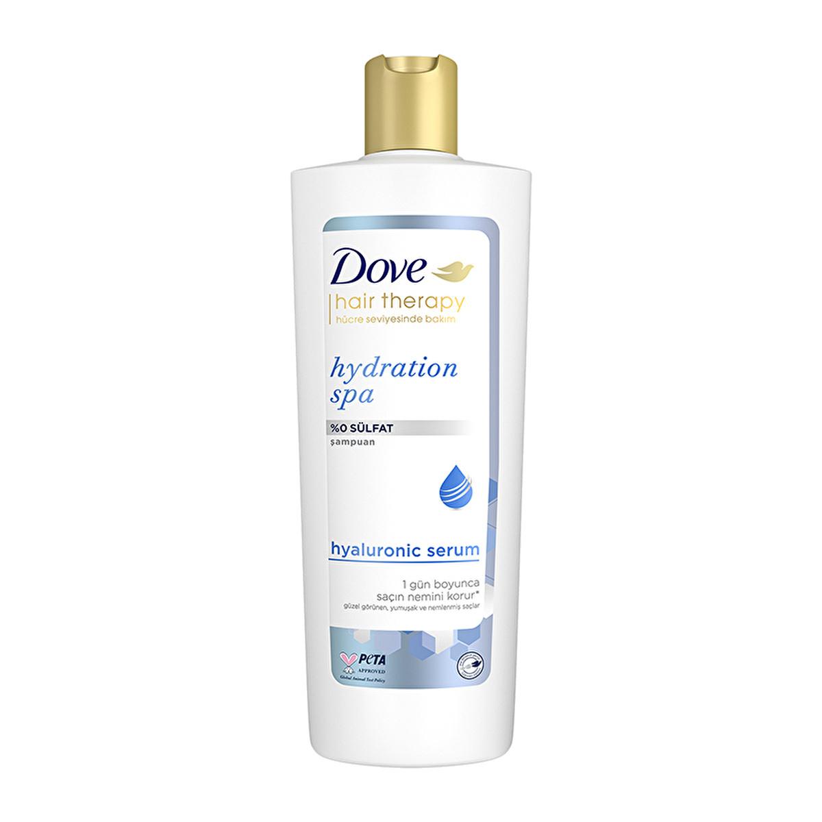 Dove Hair Therapy Hydration Spa Shampoo: Intense Moisture for Dry & Damaged Hair - Hyaluronic Acid, Deep Scalp Care, Stronger Hair by Beauty Care Bag