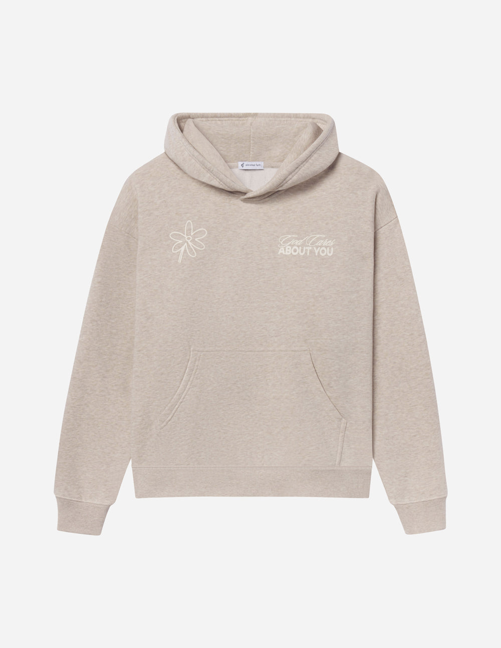 God Cares About You Unisex Hoodie by Elevated Faith