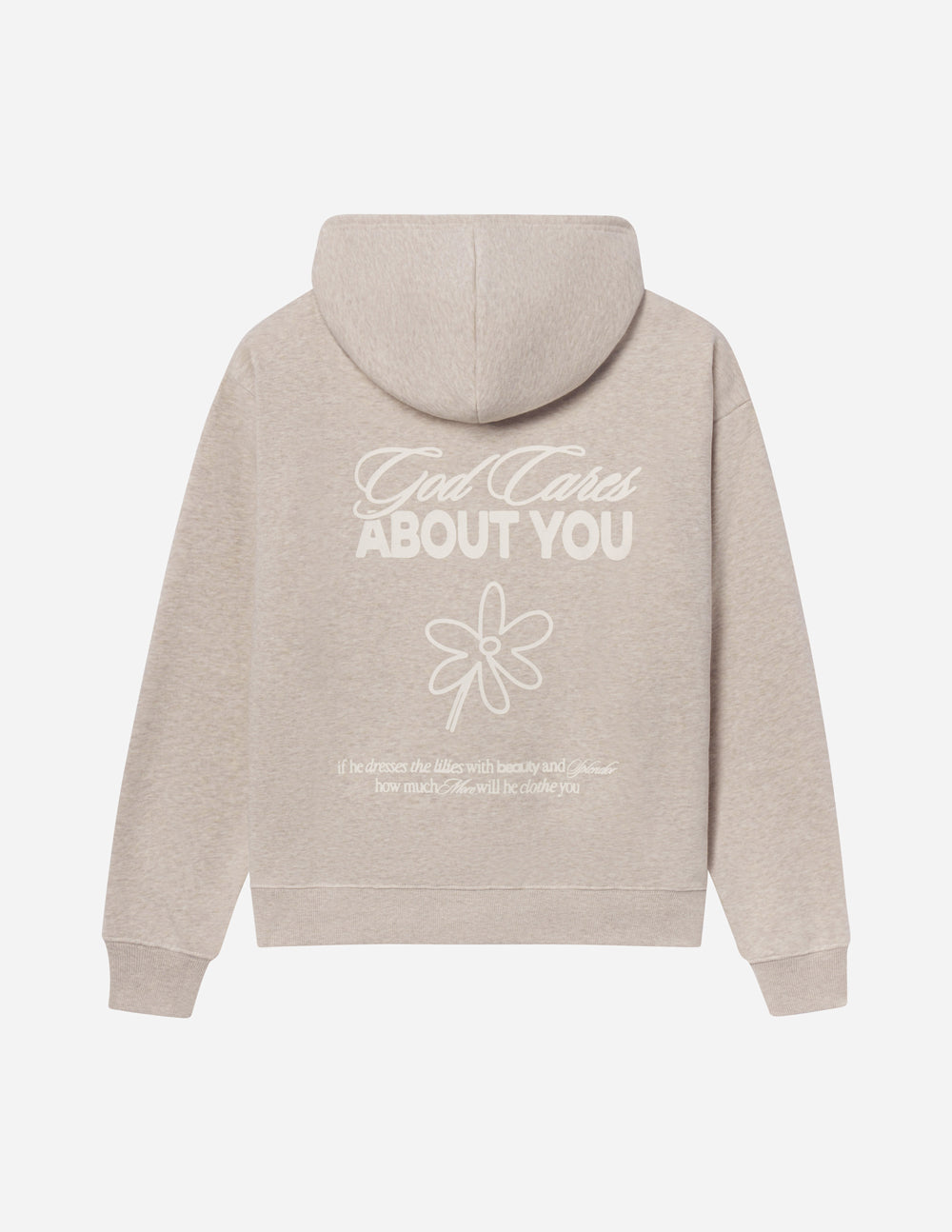 God Cares About You Unisex Hoodie by Elevated Faith