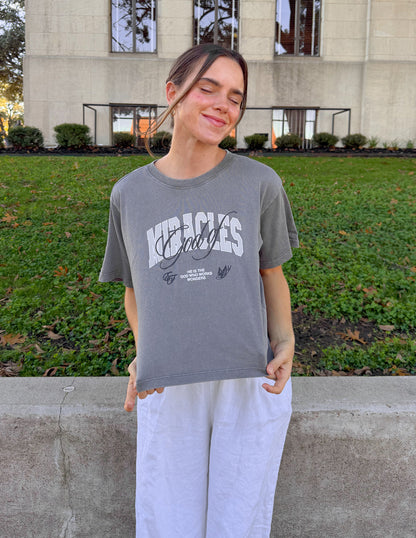God of Miracles Cropped Women's Tee by Elevated Faith