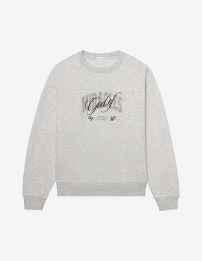 God of Miracles Unisex Crewneck by Elevated Faith