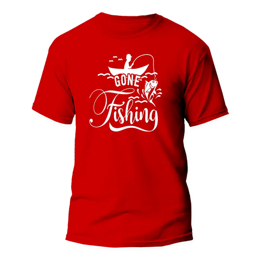 Gone Fishing Unisex T-Shirt by Outdoorzees