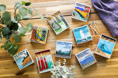 Great Lakes Vintage National Park Cabin Matches by Good & Well Supply Co.