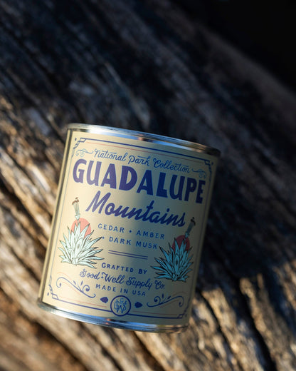 Guadalupe Mountains National Park Candle by Good & Well Supply Co.