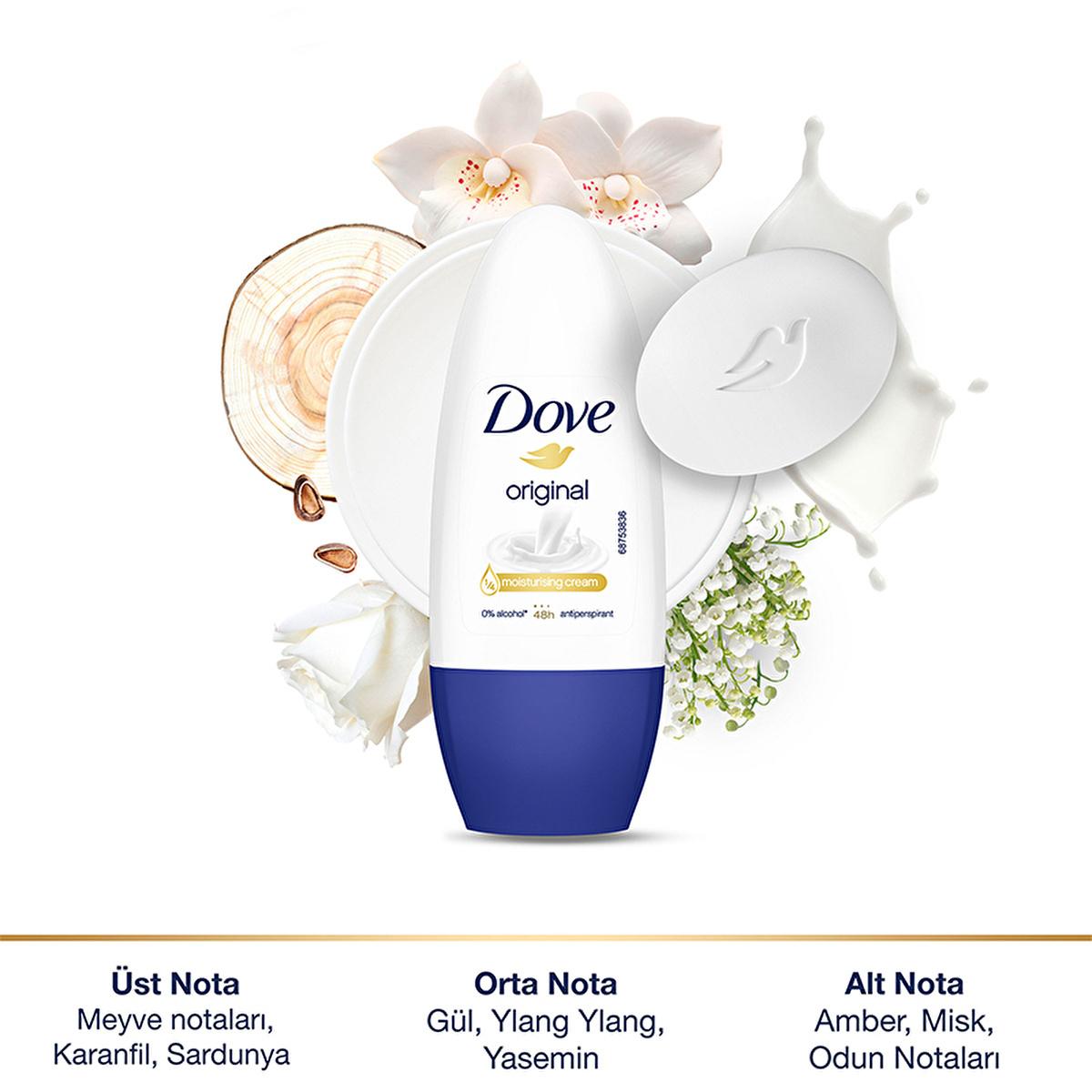 Dove Original: 48-Hour Antiperspirant Roll On Deodorant for Women - Moisturizing, Alcohol-Free, Sensitive Skin Formula with Natural Care Oil by Beauty Care Bag