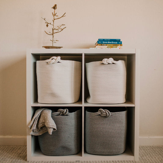 Rope Cube Storage Basket by Parker Baby Co.
