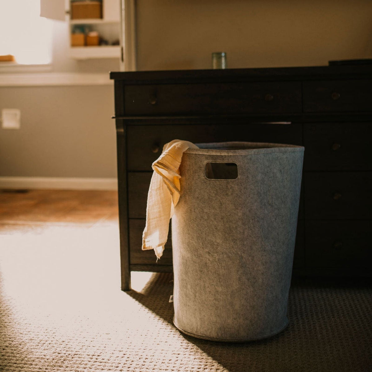 Felt Laundry Hamper by Parker Baby Co.